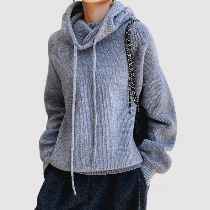 Laurent | Hoodie en laine tricoté pour femmes